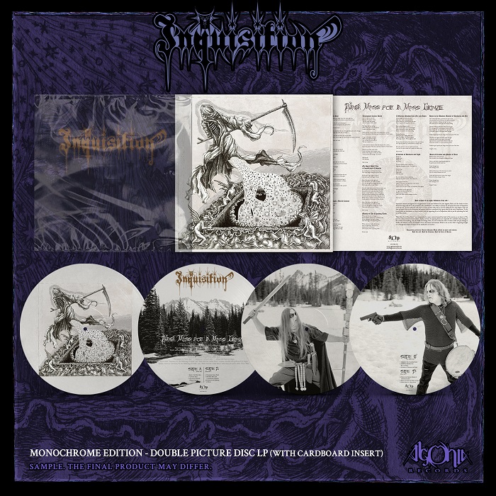 Inquisition - Black Mass For A Mass Grave (monochrome edition) Picture Disc 2LP